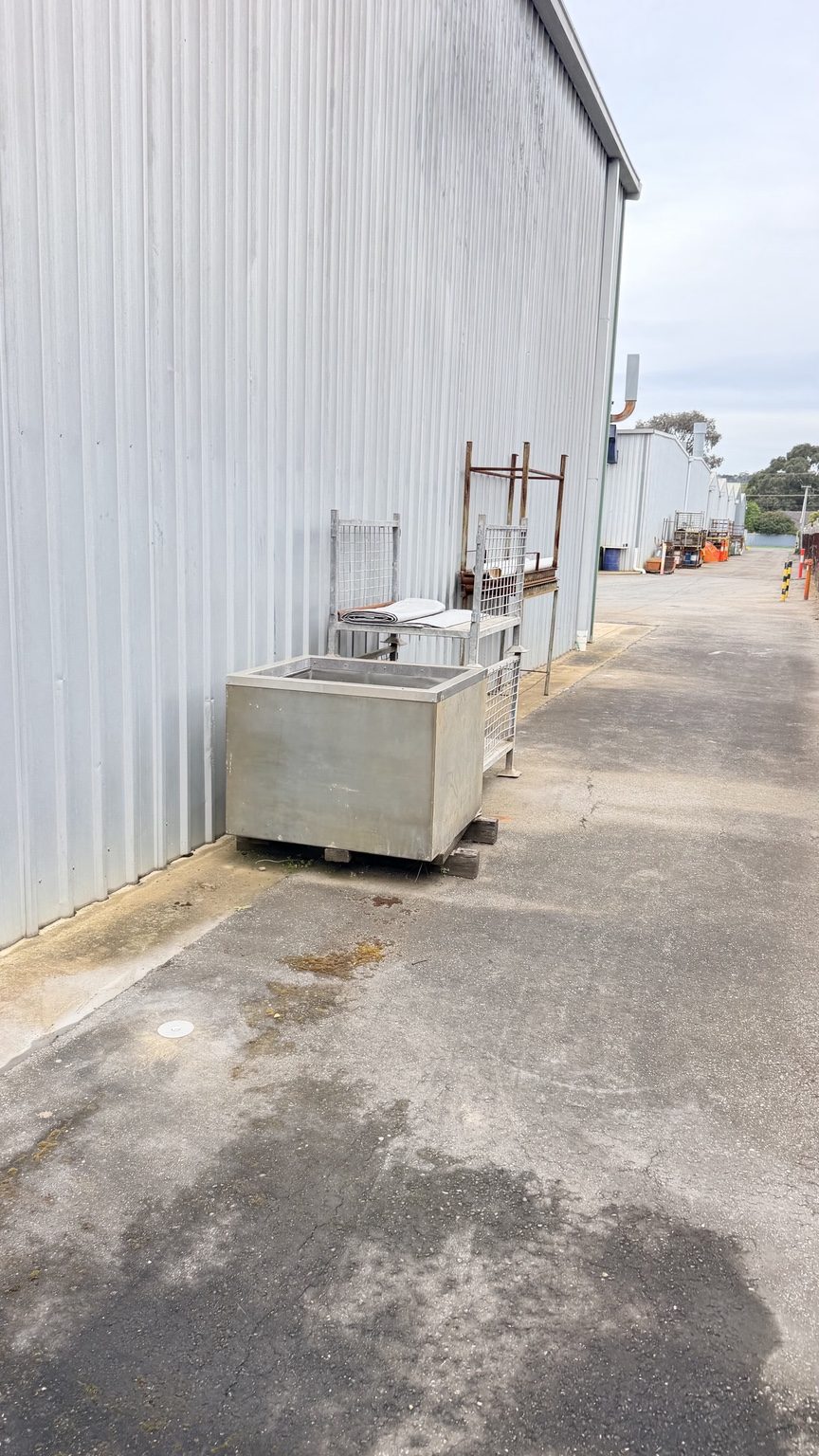 Warehouse perimeter where Hexagon installed and services termite stations